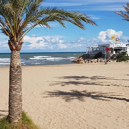 Chillout Grau De Gandia- Attico Para 6 Personas Invitamos Familias Y Jovenes, Dos Banos Buitenkant foto